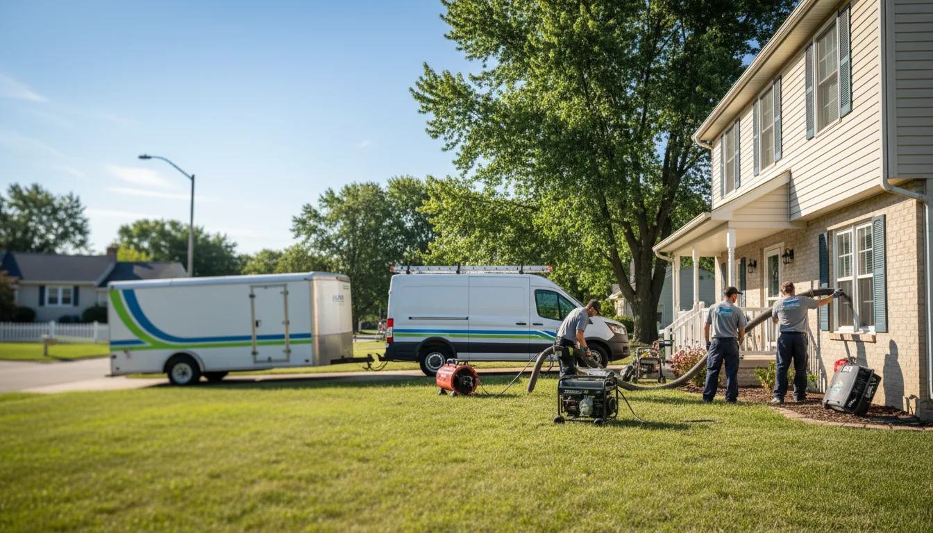 Flooded Basement Restoration And Cleanup With Repair in Mcpherson, KS near me